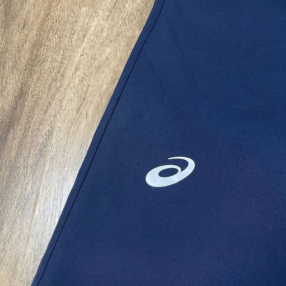 New Asics Calvary Warriors Woven Track Bottom With Pockets Men's Large Navy - Picture 2 of 16